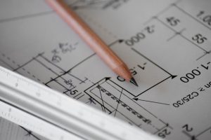 Photo Architectural blueprint
