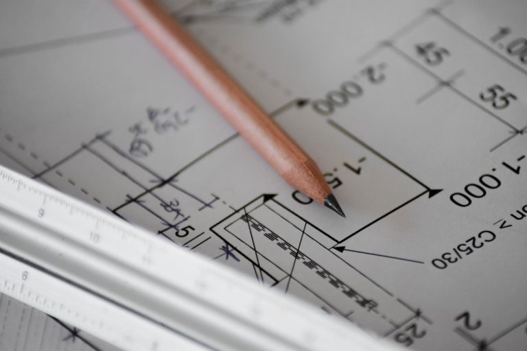 Photo Architectural blueprint