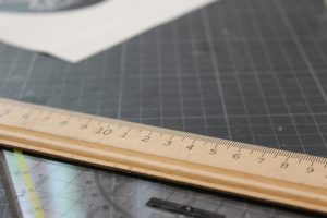 Photo Blueprints with ruler